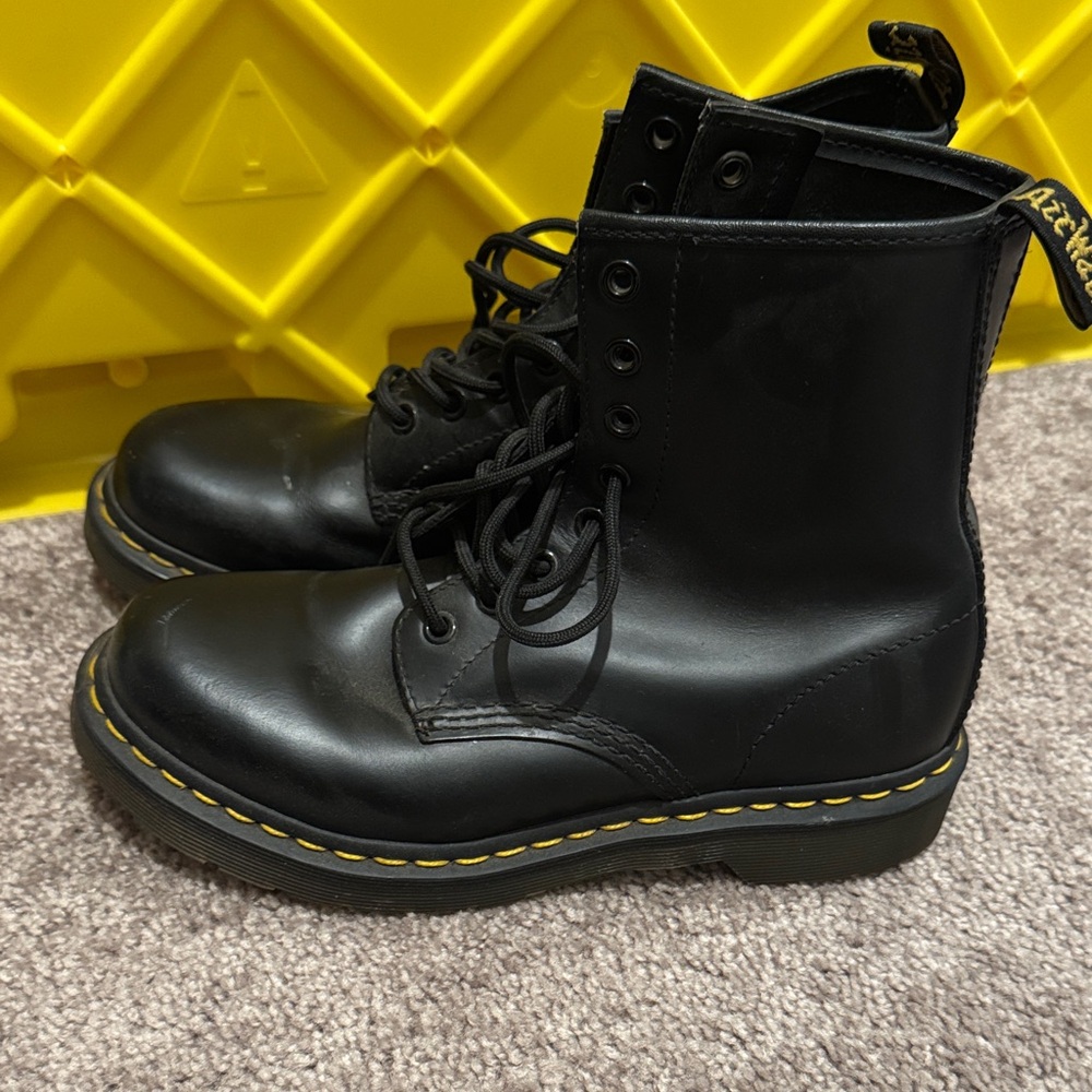 Dr. Martens Black Combat Boots